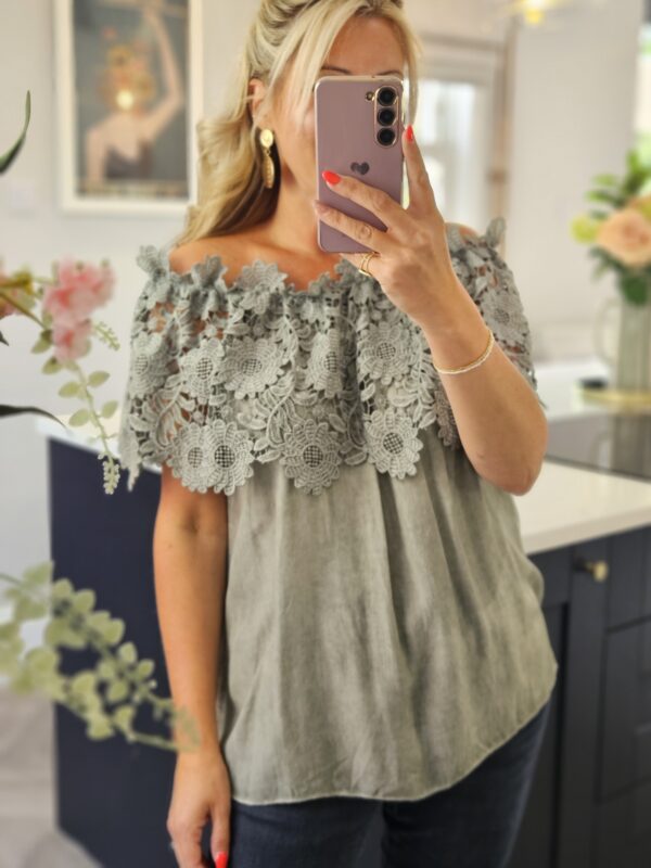 Maya top khaki