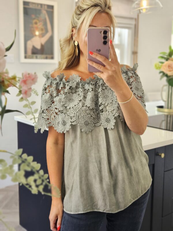 Maya top khaki