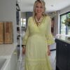 Lemon maxi dress