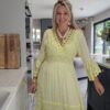 Lemon maxi dress