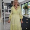 Lemon maxi dress