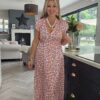 leopard dress lilac