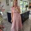 leopard dress lilac