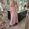 leopard dress lilac