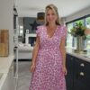 leopard dress pink