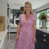 leopard dress pink
