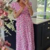 leopard dress pink