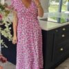 leopard dress pink