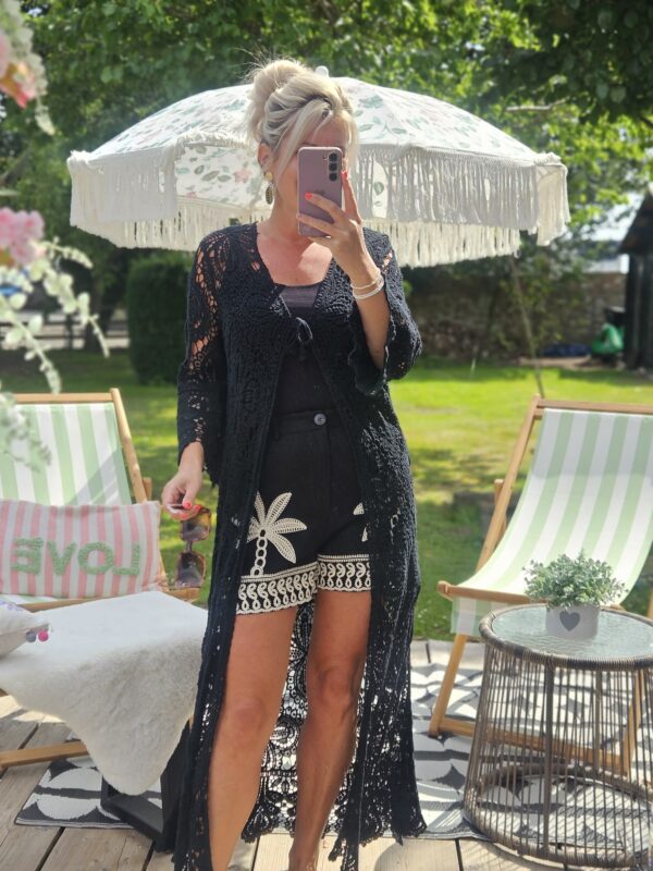 St tropez cardigan Black