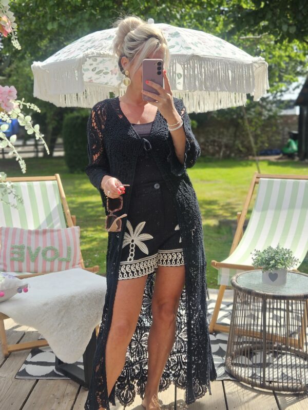St tropez cardigan Black