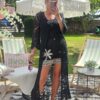 St tropez cardigan Black