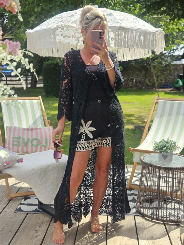 St tropez cardigan Black
