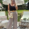 stripe trousers