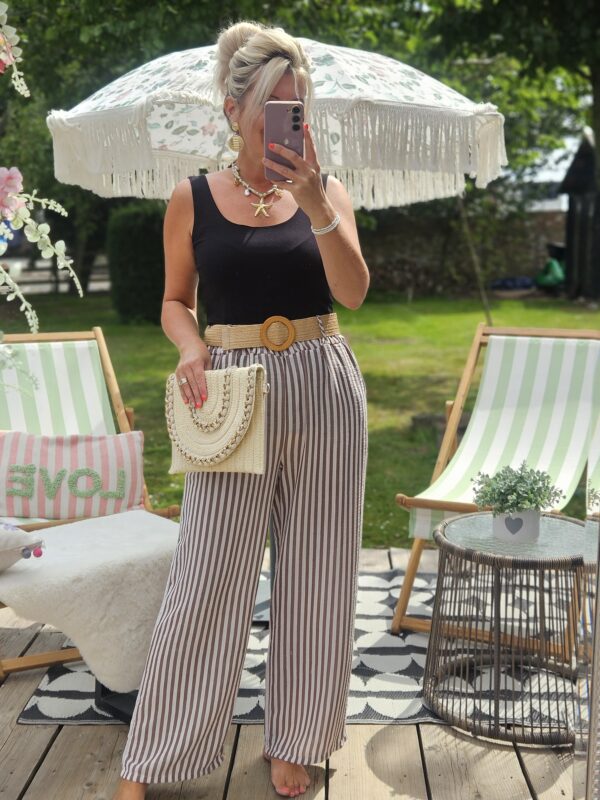 stripe trousers