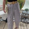 stripe trousers