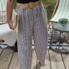 stripe trousers