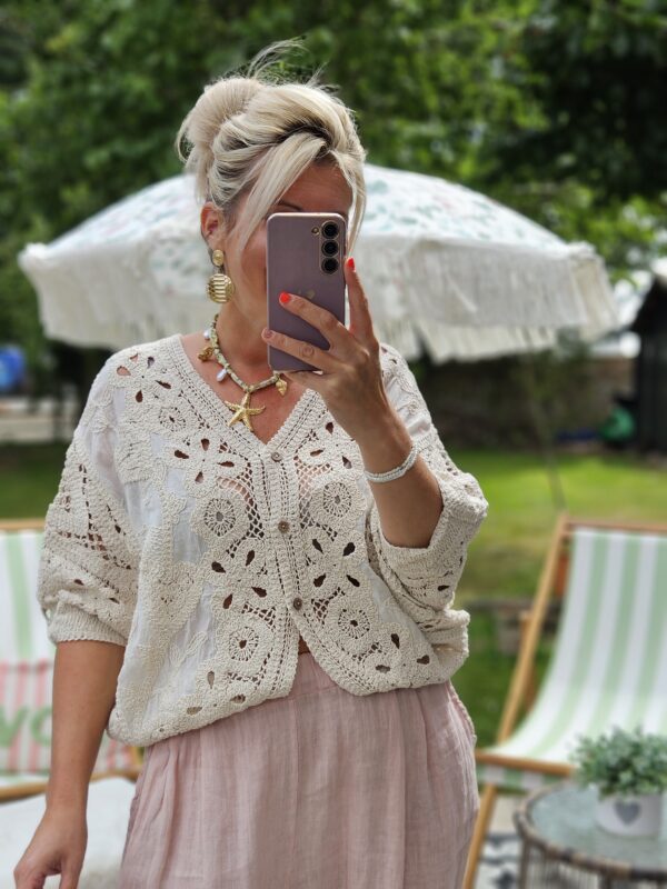 crochet cardigan