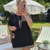 black necklace top