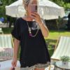 black necklace top