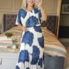 Freya dress blue