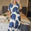Freya dress blue