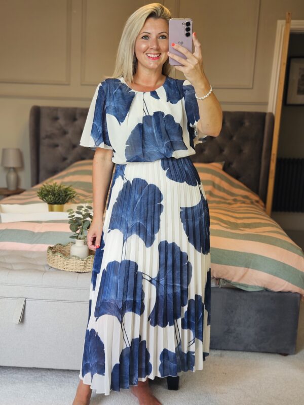 Freya dress blue