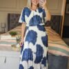 Freya dress blue