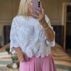 Mya top white
