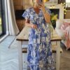 Blue maxi dress