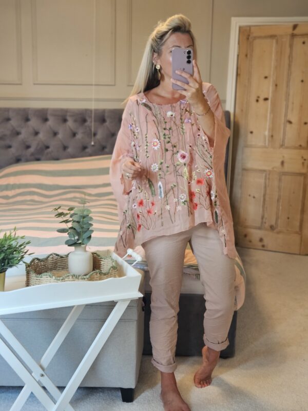 Blush pink magic trousers