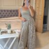 brown stripe trousers
