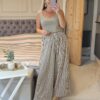brown stripe trousers