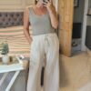 Ecru trousers