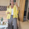 Linen top yellow