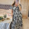 Midi dress black
