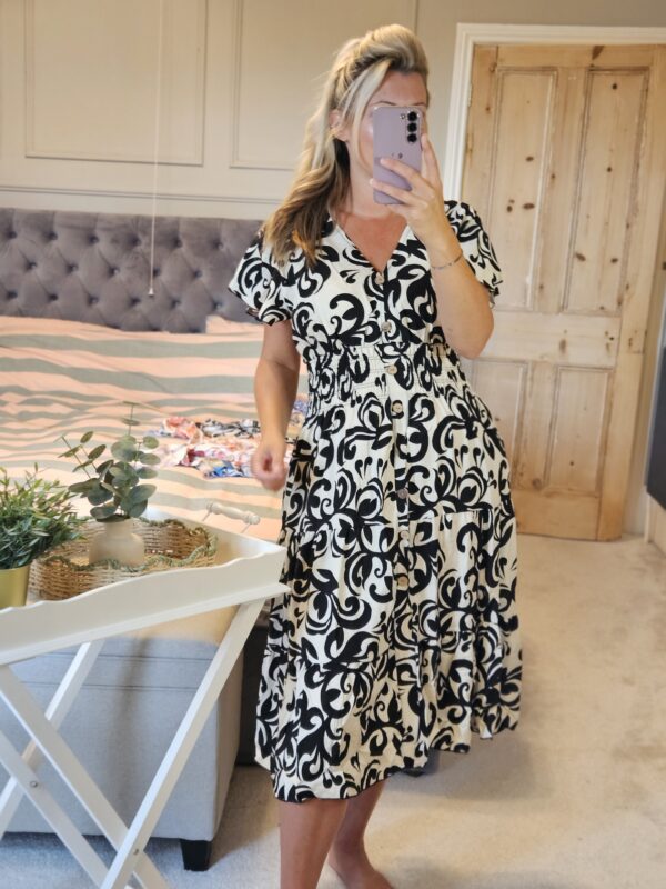 Midi dress black