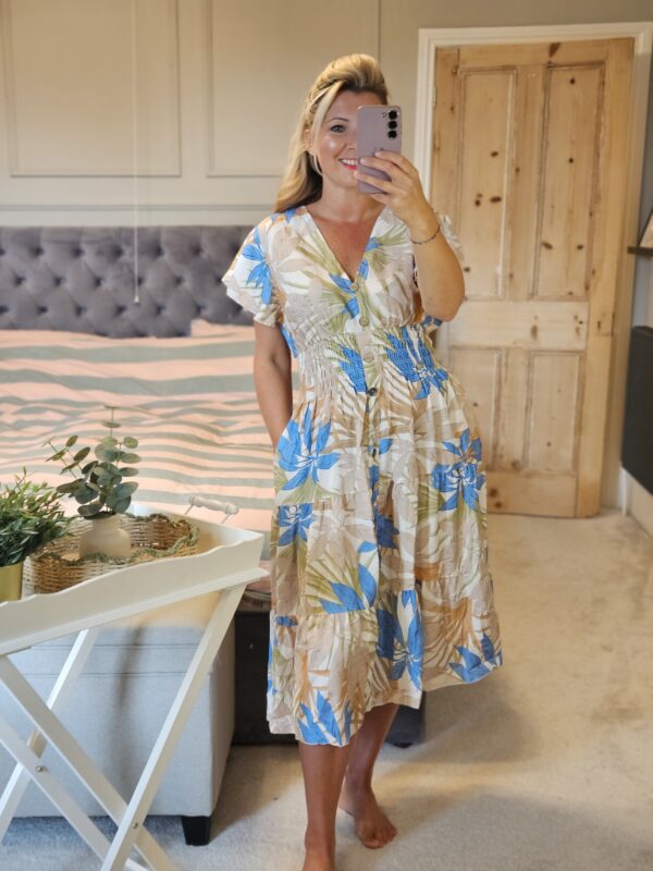Midi dress multicolour