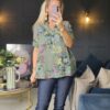Azzurra top khaki