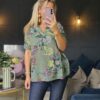 Azzurra top khaki