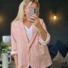 stripe blazer