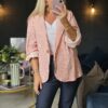 stripe blazer