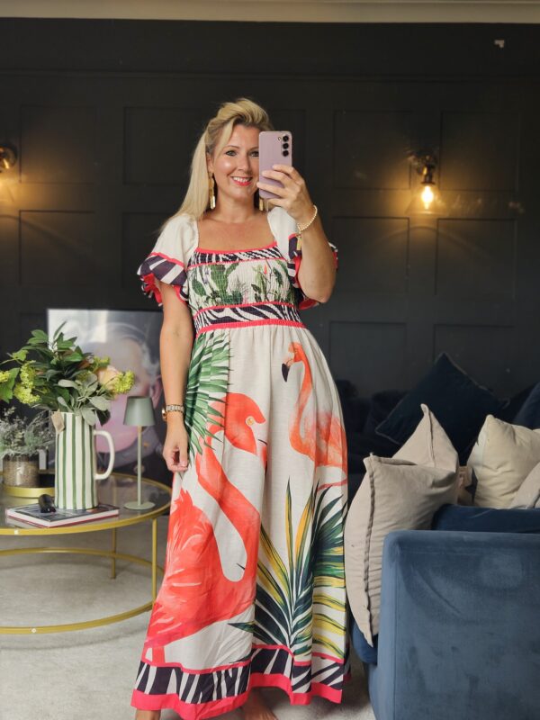 Flamingo dress