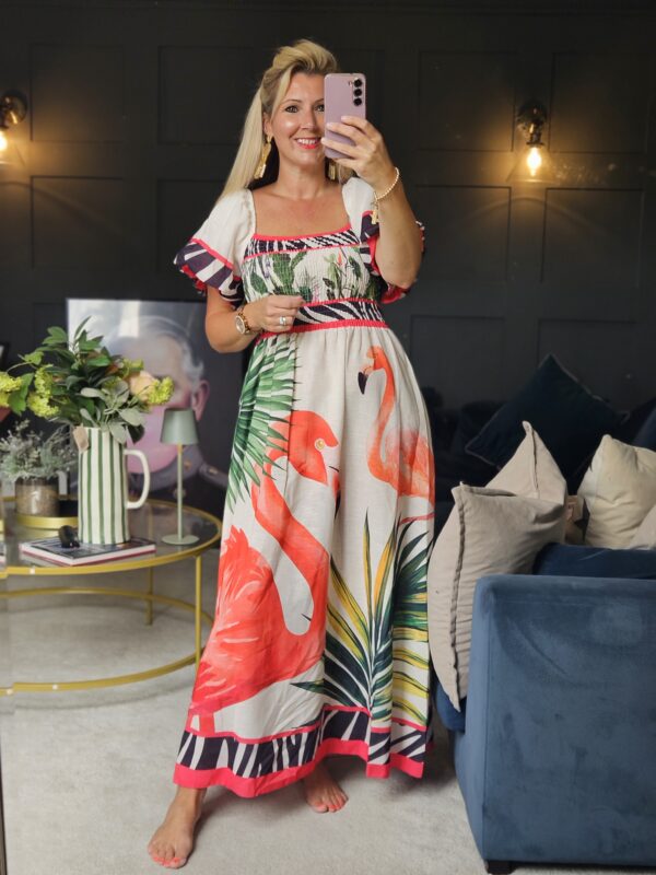Flamingo dress