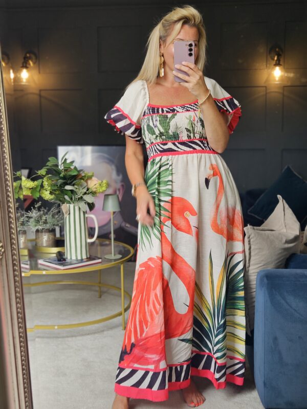 Flamingo dress