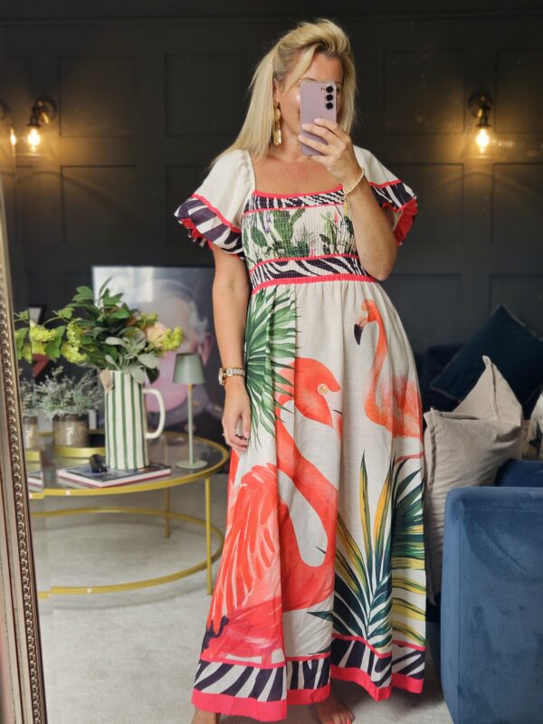 Flamingo dress