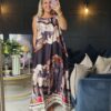 Alasssio dress chocolate