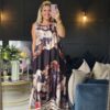 Alasssio dress chocolate