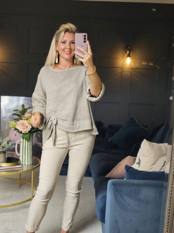 Maya linen top mushroom