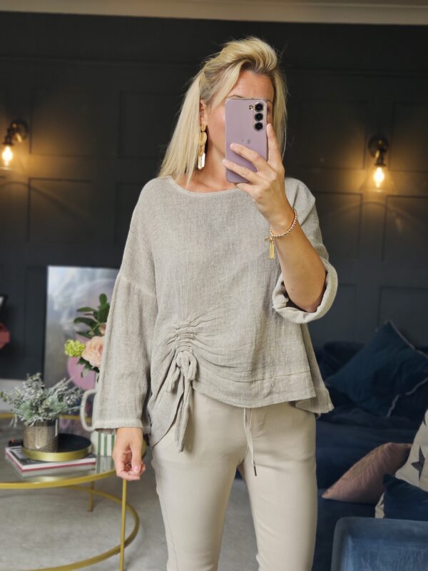Maya linen top mushroom