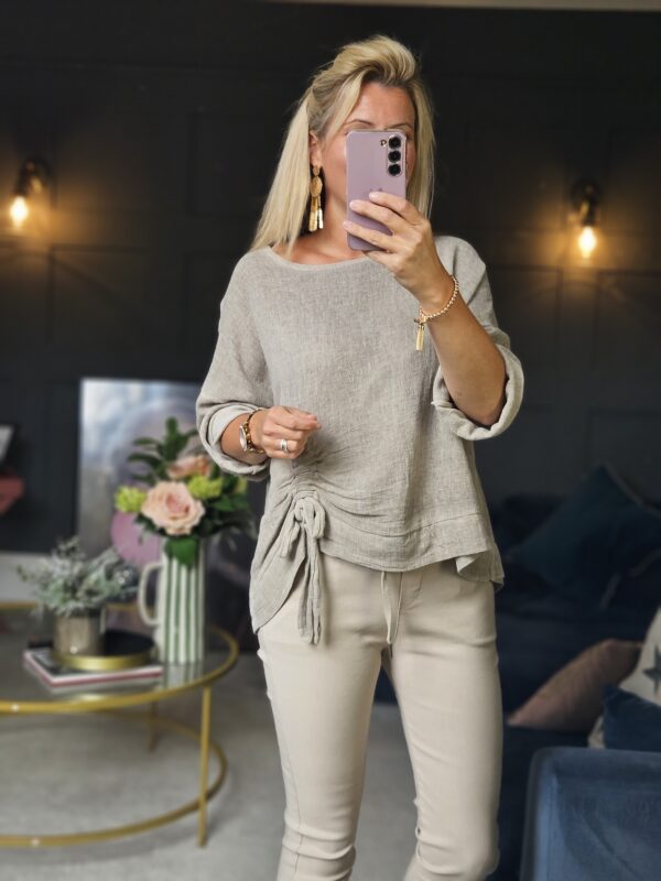 Maya linen top mushroom